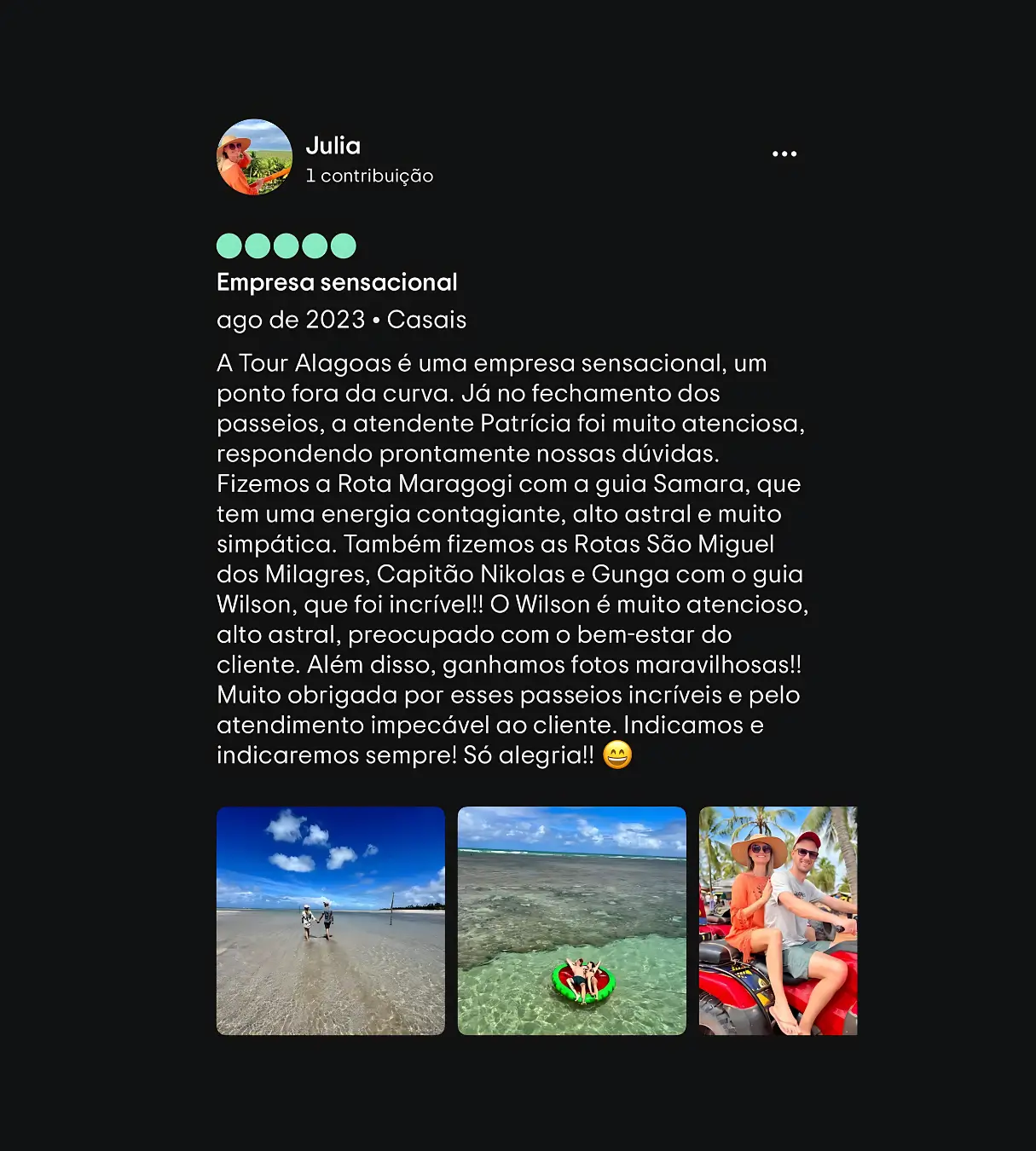 Tour Alagoas - depoimentos-2